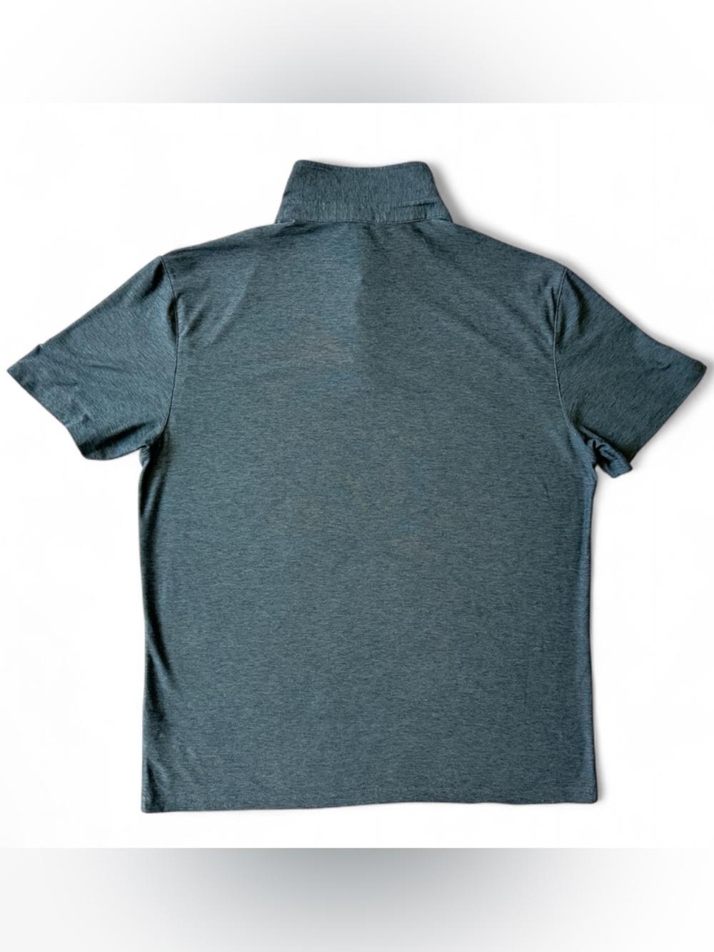 Vuori Men's Strato Tech Polo Shirt Charcoal Heather Athletic- Large - Picture 2 of 10